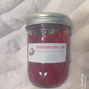 Organic Strawberry Jam