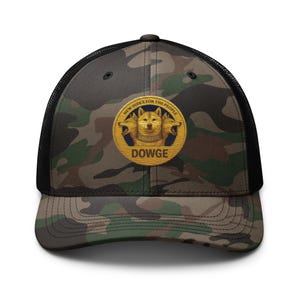 Dowge Camouflage trucker hat