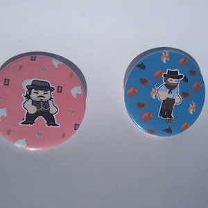 Chibi RDR2 Button | Pin, Magnet, Bottle Opener