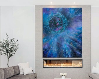 Abstract Painting | 31" x 39" | Elara