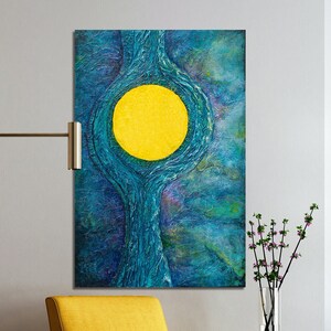 Acrylic Abstract Painting Synden 24 x 36 image 1