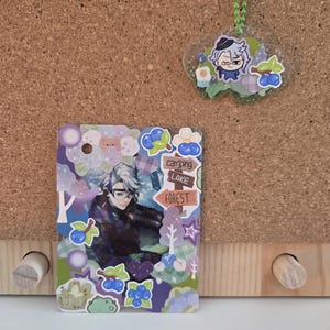 Twisted Wonderland ( Azul ) - photocard protector keychain