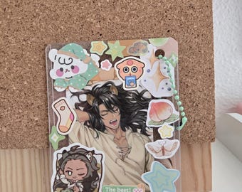 Twisted Wonderland ( Leona ) photocard protector keychain