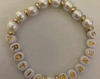 Arctic Monkeys pearl bracelet