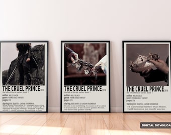 Polaroidposter The Cruel Prince: fanart boek (digitale download)