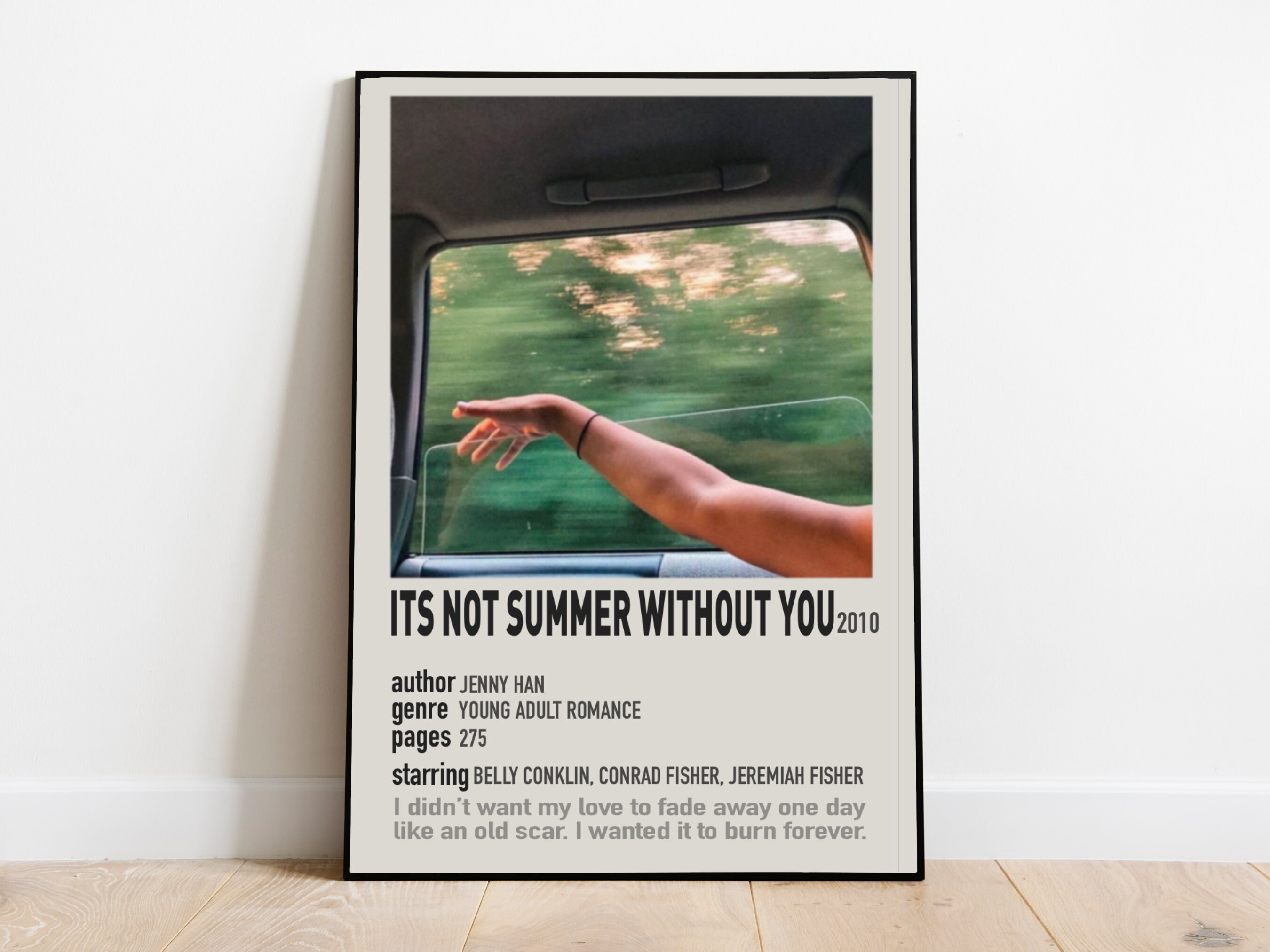 It's Not Summer Without You Book Poster: Jenny Han Series (digital