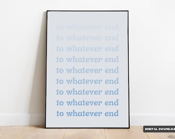 Throne of Glass Quote Print: Aelin Galathynius, Bookish Wall Art (Digital Download)