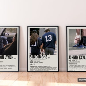 Binding 13 Polaroid Poster (2), Boys of Tommen, Johnny Kavanagh, Shannon Lynch, Chloe Walsh, Book Fan Art, Digital Download