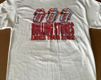 Vintage 2002 2000s Rolling Stones Tee Shirt Tshirt - 2002-2003