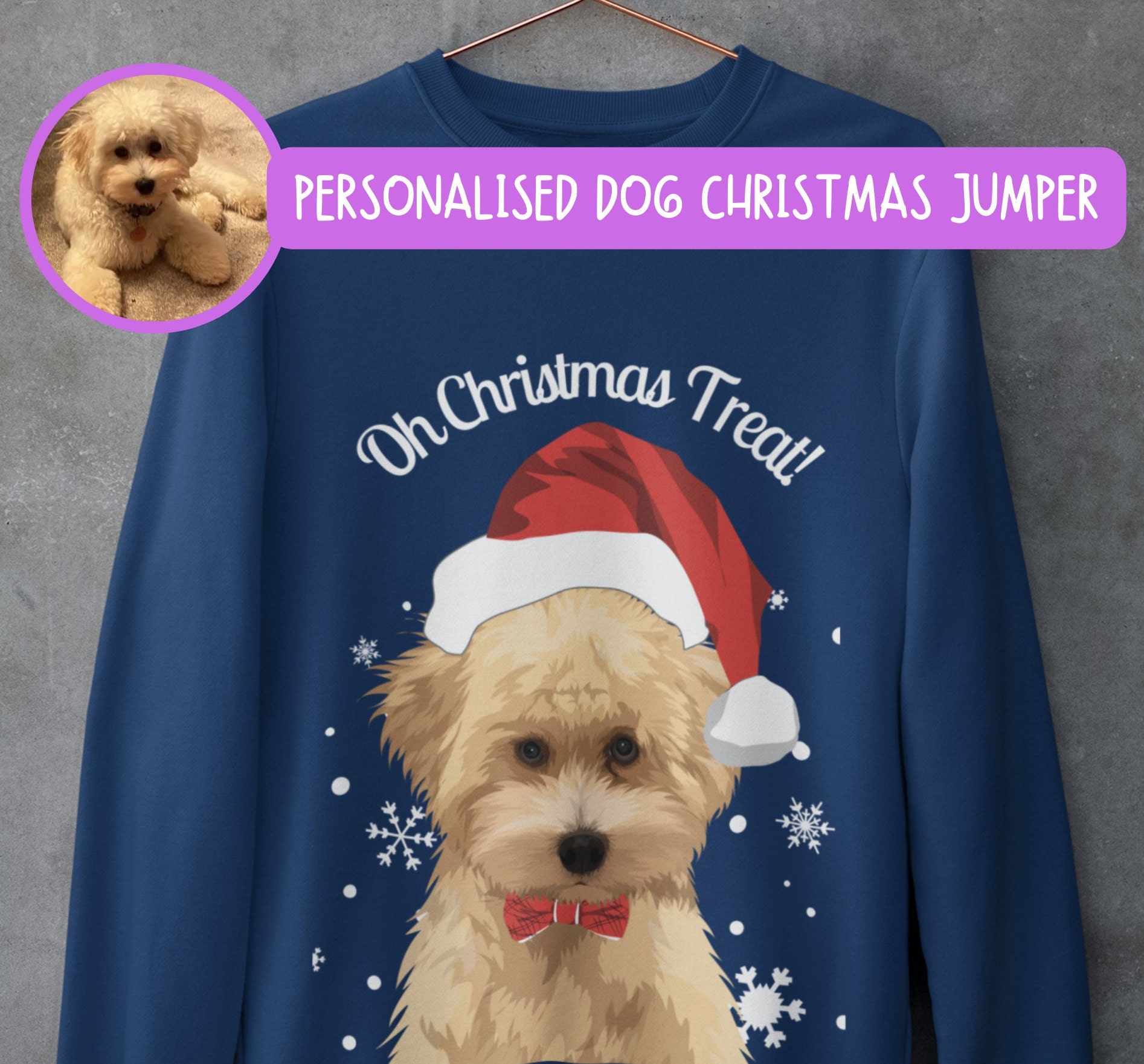 Christmas jumpers with dogs on hot sale