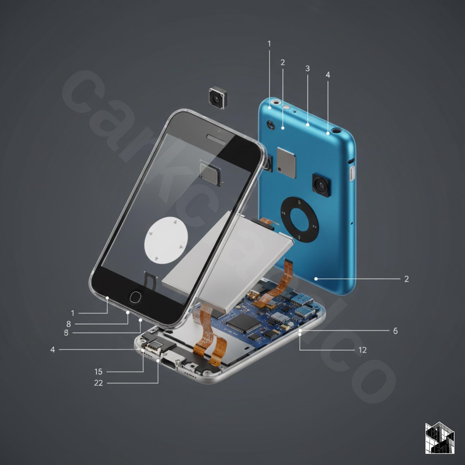 Custom Exploded View Infographic, Technical Diagram Art (digital File ...
