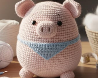 Pig Amigurumi Crochet Pattern (PDF Pattern)