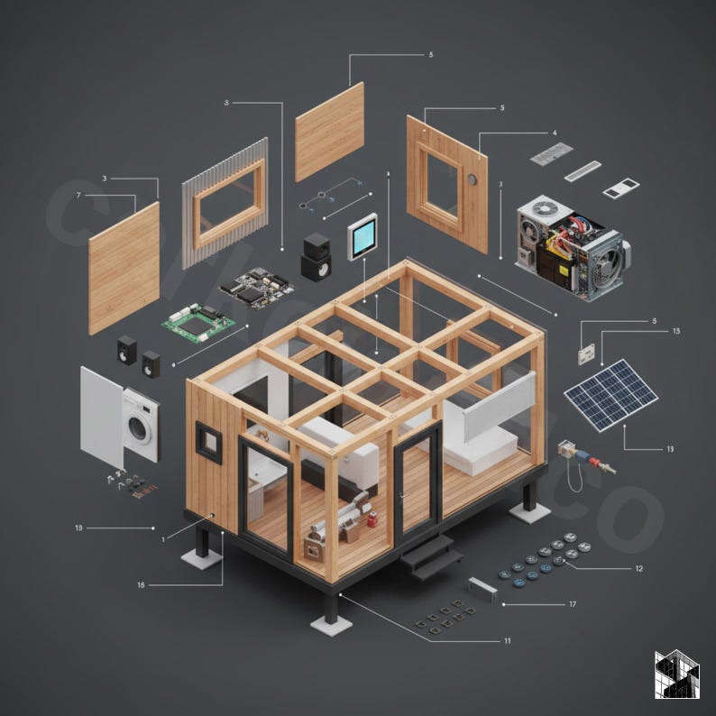 Custom Exploded View Infographic, Technical Diagram Art (digital File ...