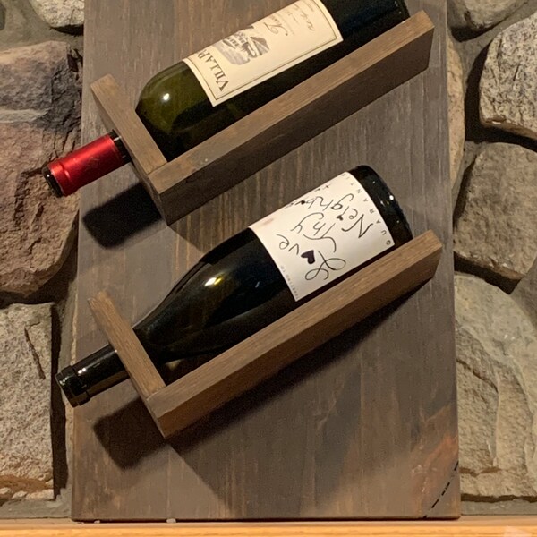 Wooden Wine Rack Etsy