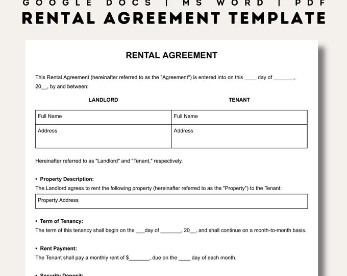 New Contract Rent Request Form Rental Agreement Templates | Simple Editable Rental Agreements Form ...