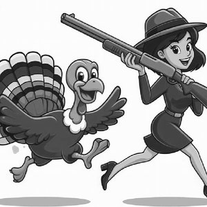 Fichier numérique SVG | Dîner à la dinde | La revanche des dindes | Amis de chasse | Action de grâces SVG