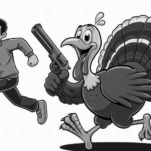 Archivo Digital SVG / Cena de Pavo / Venganza de los Pavos / Fugitivo de Turquía / Acción de Gracias SVG