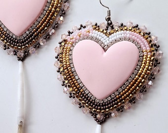 Metallic Perlen Ohrringe, Tante Ohrringe, Roundhouse Ohrringe, Tante Ohrringe, Pferde Haarschmuck, Tante Ohrringe, Tante Ohrringe, Tante Ohrringe