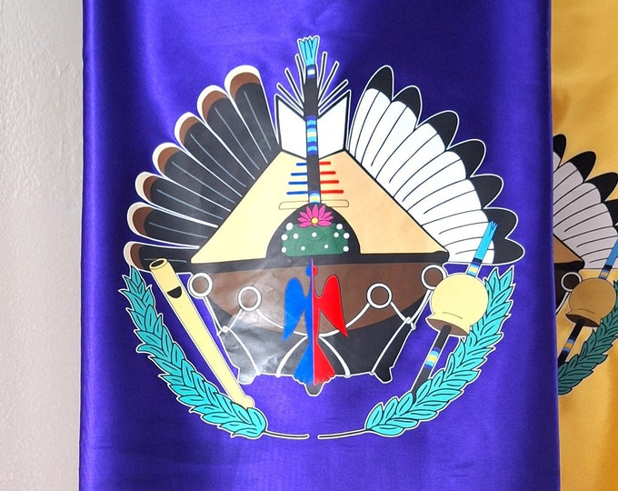 NAC Prayer Shawl Satin With Fringe Waterbird & Instrument Print - Etsy