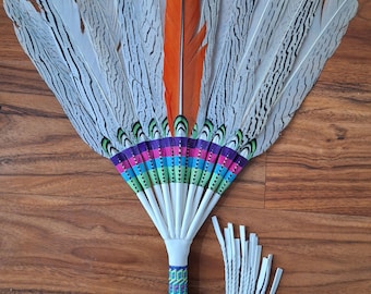 Silber Fasan Wischfächer