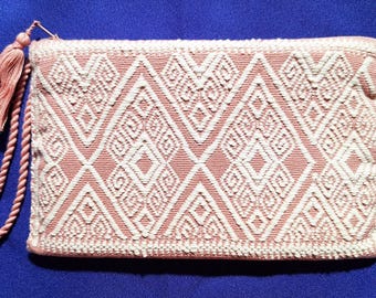 Handmade Loom Wristlet: Tribal Tobacco Pouch Wallet