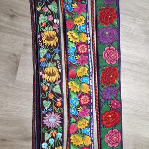 Faja, Belt for Danza, Back Support Belt, Macrame Belt, Decorative Belt, Moon Dance Belt, Handmade Belt, Embroidered Belt, Thick Belt