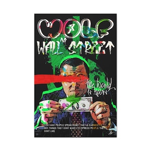 Wolf of Wall Street Canvas Gallery Wraps