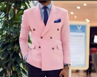 Pink peacoat mens hotsell