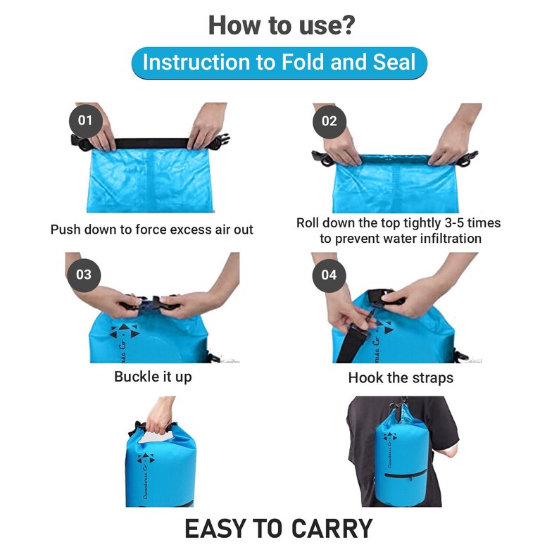 Waterproof Backpack Dry Bag Etsy