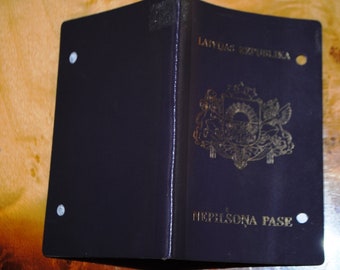Not valid old passport.an old Latvian passport issued in Latvia