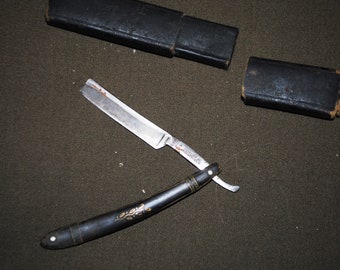 Vintage antique straight razor Solingen