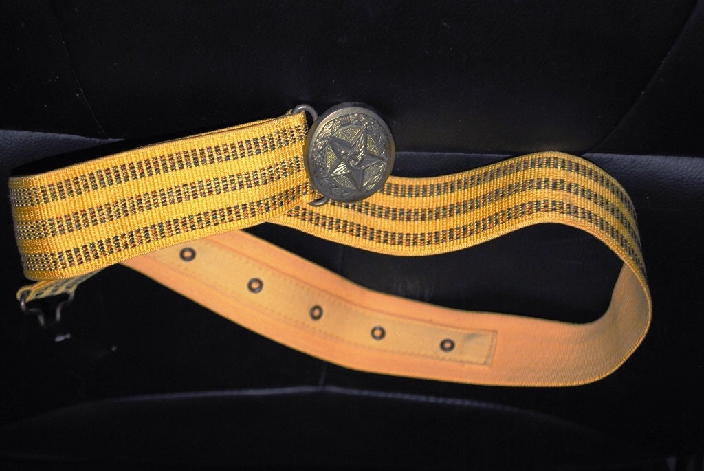 Vintage ceremonial belt of an officer of the Soviet Army. THE USSR.
