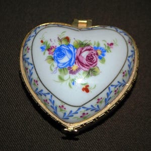 Old porcelain box for jewelry etc.