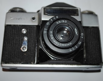 Vintage Exakta Varex VX 35mm SLR Film Camera With Carl Zeiss Jena