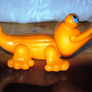 Vintage rubber toy from the USSR Alligator