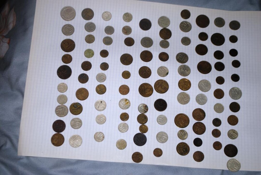 100 Soviet Coins of the USSR With Kopecks From 1961-1991 of the ...