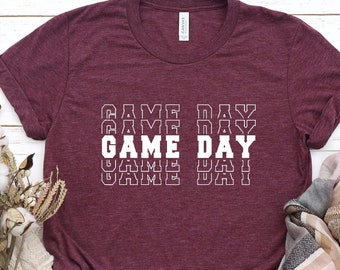 Game Day Shirt, Game Day Shirt Women, Sports Shirts for Women, Sports Mom, Basketball Mom, Baseball Mom, Football Mom Shirt, Soccer Game Tee