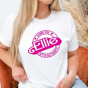 Come On Lets Go Party Group Customized Tshirt, Customized Party Shirt, Personalized Name T-Shirt, Customized Gift Shirt, Custom Tee Shirt