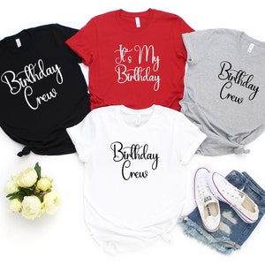 Birthday Group Shirts, Birthday Crew Shirts, Birthday Squad Shirts, Its my Birthday Shirt, Birthday Party Shirt, Birthday Group Party Shirt