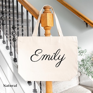 Customized Tote Bag, Personalized Name Tote Bags, Bachelorette Gift, Women Custom Tote Bag, Christmas Gift For Women, Childrens Name Bag