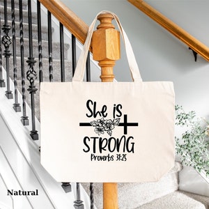 Faith Christian Tote Bag, Inspirational Gift Bag, Christian Tote Bag, Jesus Tote Bag, Christian Girl, Religious Tote Bag, Inspirational Gift
