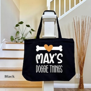 Custom Pet Bag, Custom Dog Mom Gift, Dog Owner Gift, Custom Dog Sack, Mom&#39;s Dog Gift, Pup Owner Gift, Dog Lover Gift, Dog Mom Gift