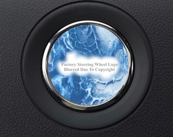 Water Splash Steering Wheel Overlay Decal Compatible With Jeep Models