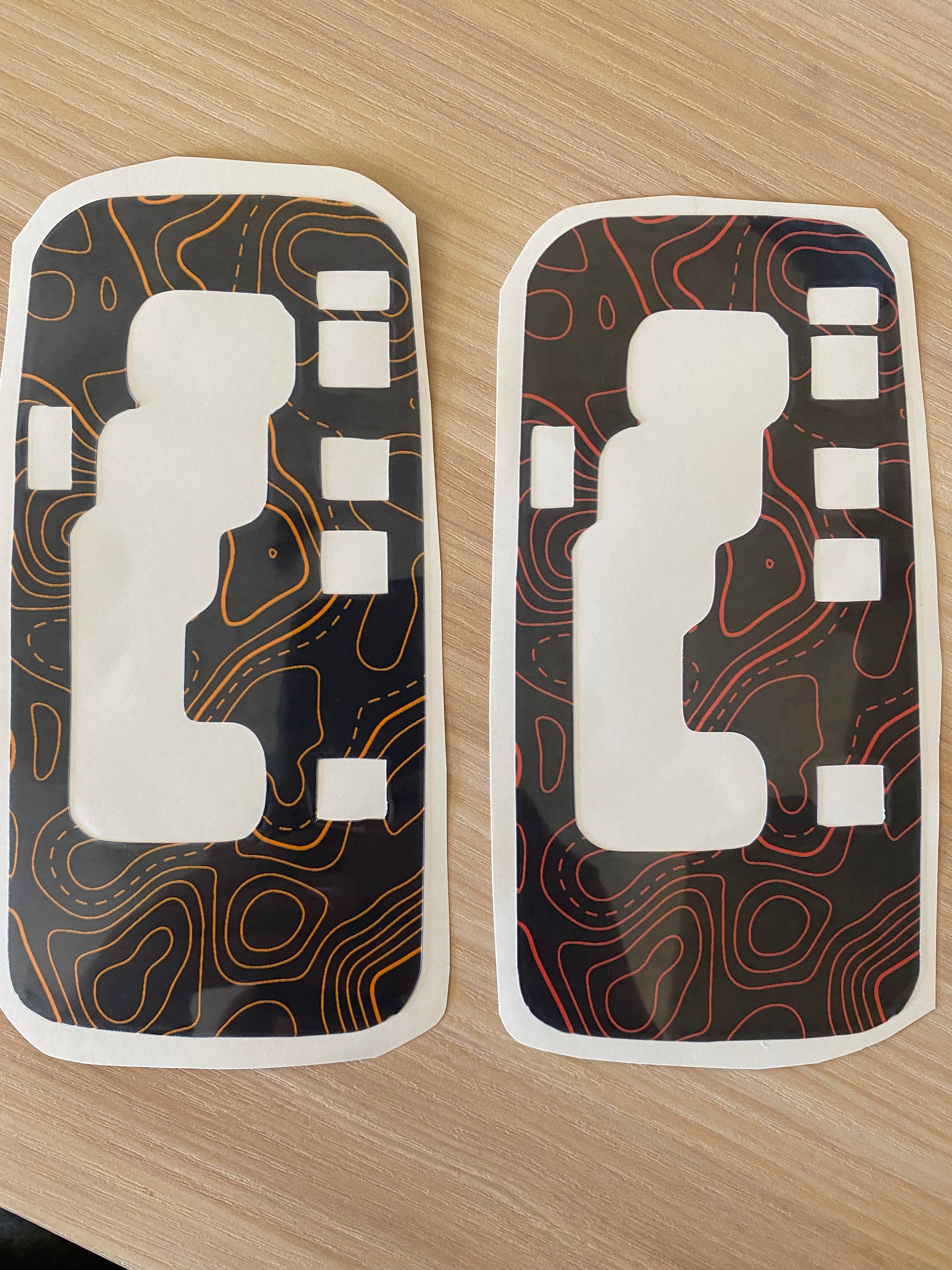 Topography Shifter Decal: Double Layered for 2012-2018 Wranglers