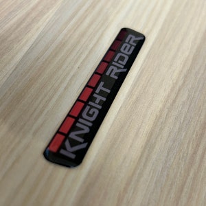 Steering Wheel Badge Knight Rider PURSUIT Edition Compatible with 2015+ Charger Challenger Durango