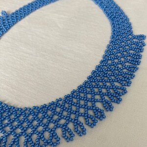 Gorgeous beaded necklace with dangling drops image 3