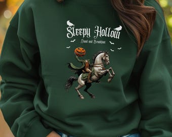 Sleepy Hollow Sweatshirt: Headless Horseman, Spooky Gothic Fall