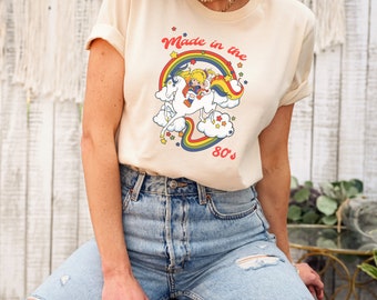 Rainbow Brite 80s Cartoon Tee: Nostalgic Friends Shirt
