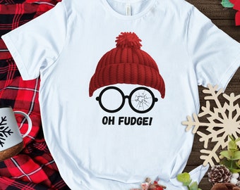 Weihnachts T-Shirt, Lustiges Weihnachtsshirt, Oh Fudge Shirt, A Christmas Story, Lustiges Weihnachts-T-Shirt, Weihnachtsgeschenk Shirt