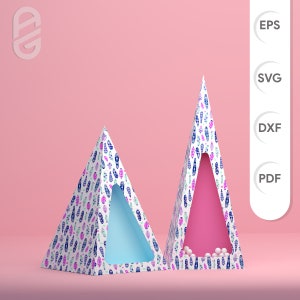 Pyramidal Box Shaker, pyramid surprise box, Pyramid surprise box, Surprise Shaker box